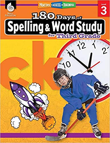 180 Days of Spelling and Word Study Grade 3 - Daily Spelling Workbook for Classroom and Home, Cool and Fun Practice, Elementary School Level - Original PDF